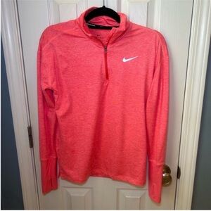 Nike partial zip long sleeve athletic top